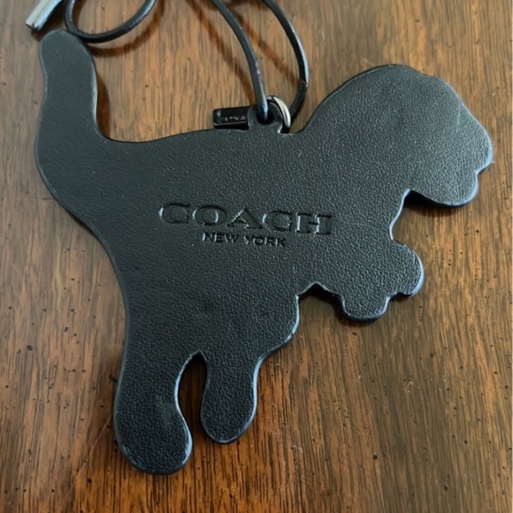 Coach Rexy Leather Tie Charm - Picture 7 of 7